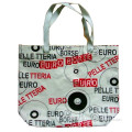 Oem Factory Custom Canvas Plus Pvc Printing Simple Shopping Bag or Promotional Bags / Handbags